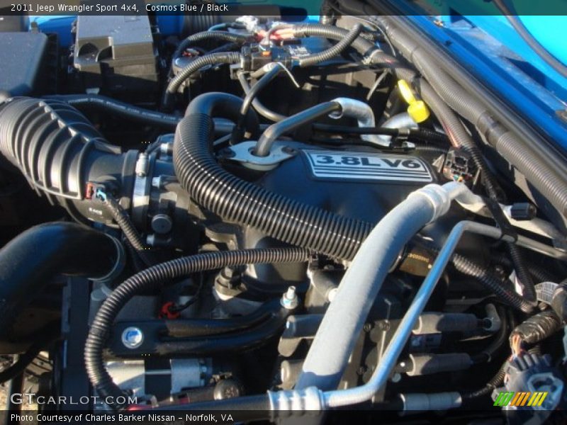 Cosmos Blue / Black 2011 Jeep Wrangler Sport 4x4