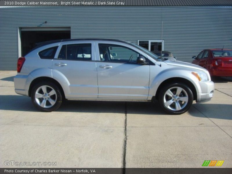 Bright Silver Metallic / Dark Slate Gray 2010 Dodge Caliber Mainstreet