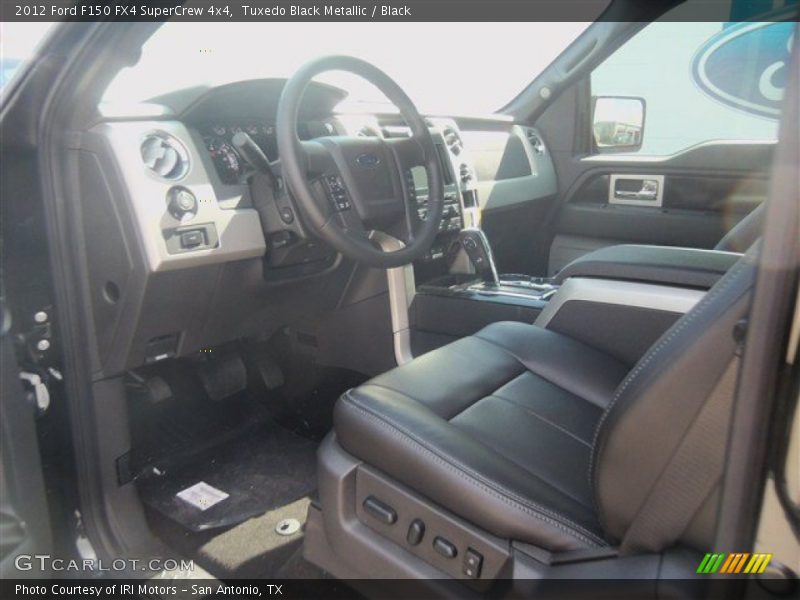 Tuxedo Black Metallic / Black 2012 Ford F150 FX4 SuperCrew 4x4