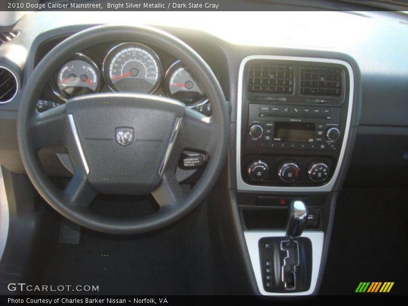 Bright Silver Metallic / Dark Slate Gray 2010 Dodge Caliber Mainstreet