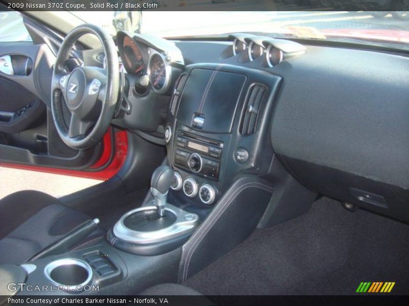 Solid Red / Black Cloth 2009 Nissan 370Z Coupe