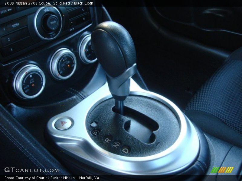 Solid Red / Black Cloth 2009 Nissan 370Z Coupe