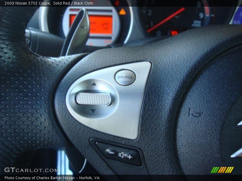 Solid Red / Black Cloth 2009 Nissan 370Z Coupe
