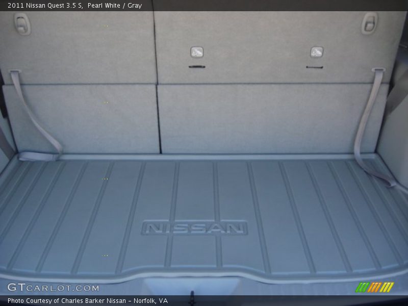 Pearl White / Gray 2011 Nissan Quest 3.5 S