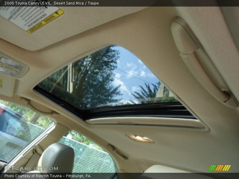 Desert Sand Mica / Taupe 2006 Toyota Camry LE V6