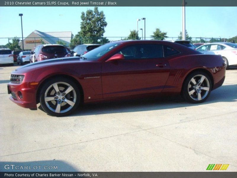 Red Jewel Tintcoat / Black 2010 Chevrolet Camaro SS/RS Coupe
