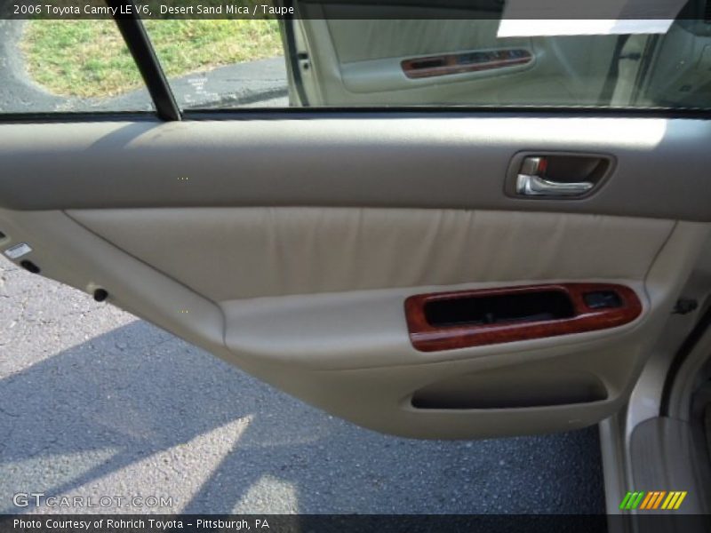 Desert Sand Mica / Taupe 2006 Toyota Camry LE V6