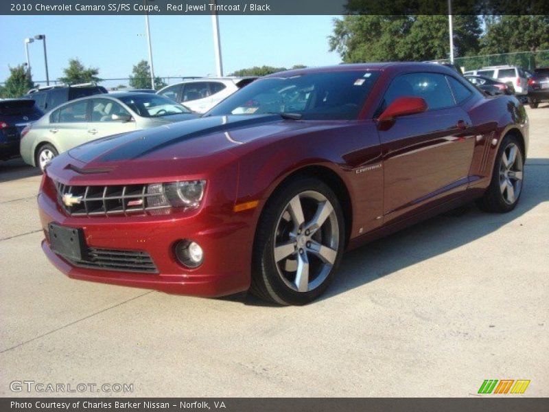 Red Jewel Tintcoat / Black 2010 Chevrolet Camaro SS/RS Coupe