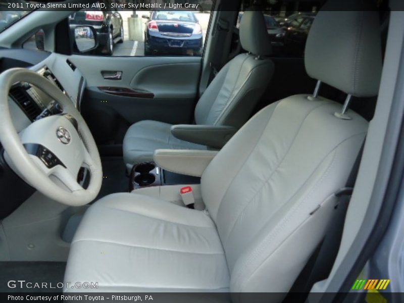 Silver Sky Metallic / Light Gray 2011 Toyota Sienna Limited AWD