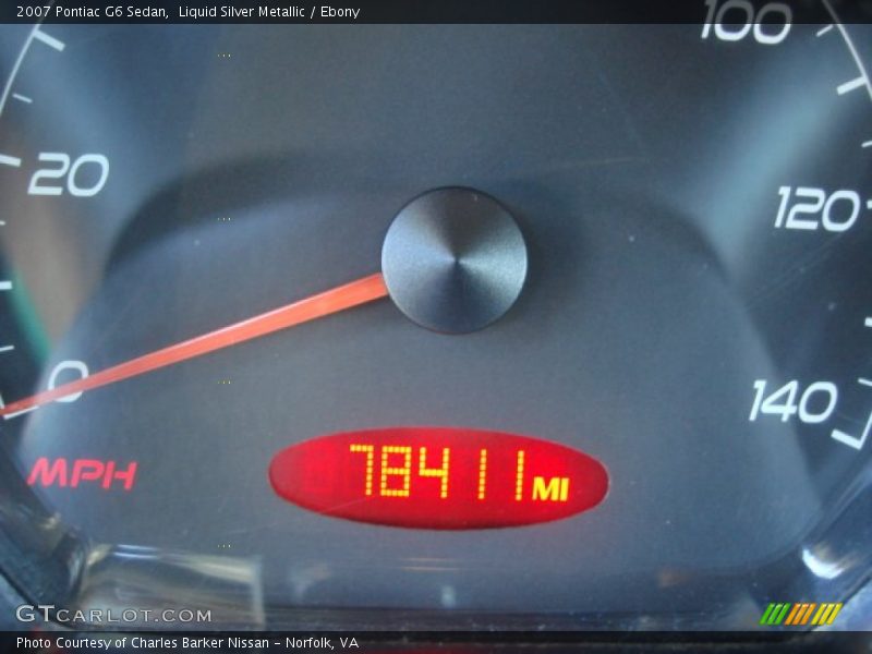 Liquid Silver Metallic / Ebony 2007 Pontiac G6 Sedan