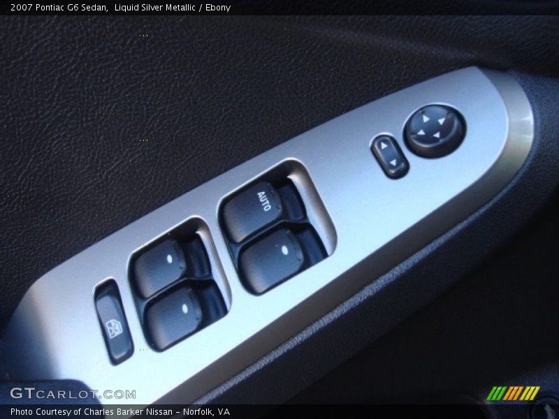 Liquid Silver Metallic / Ebony 2007 Pontiac G6 Sedan