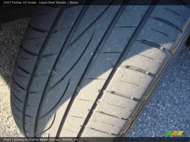 Liquid Silver Metallic / Ebony 2007 Pontiac G6 Sedan