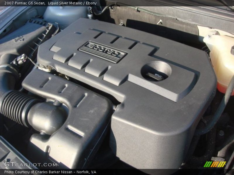 Liquid Silver Metallic / Ebony 2007 Pontiac G6 Sedan