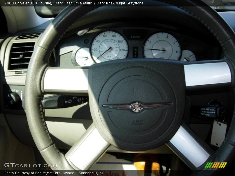 Dark Titanium Metallic / Dark Khaki/Light Graystone 2008 Chrysler 300 Touring