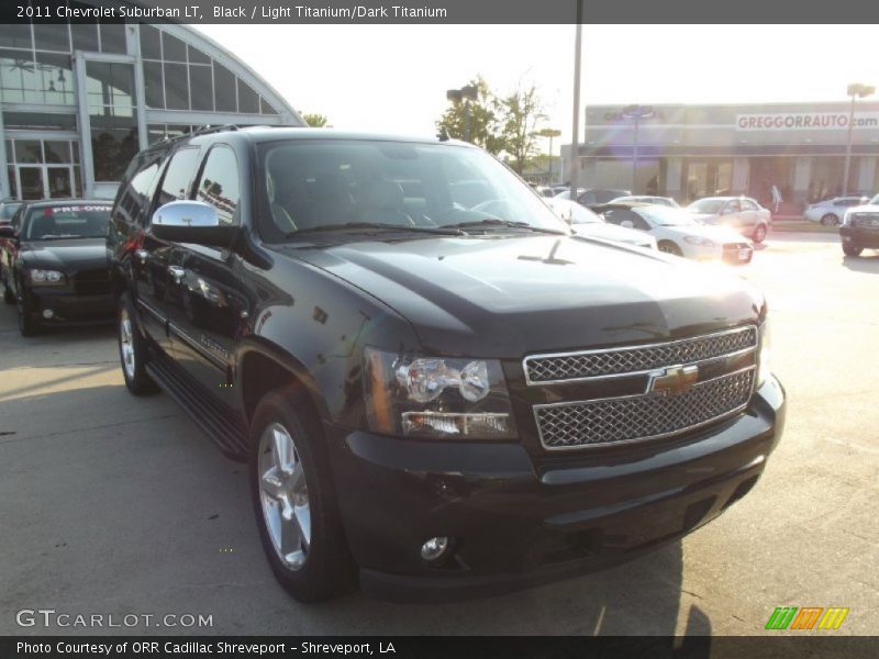 Black / Light Titanium/Dark Titanium 2011 Chevrolet Suburban LT