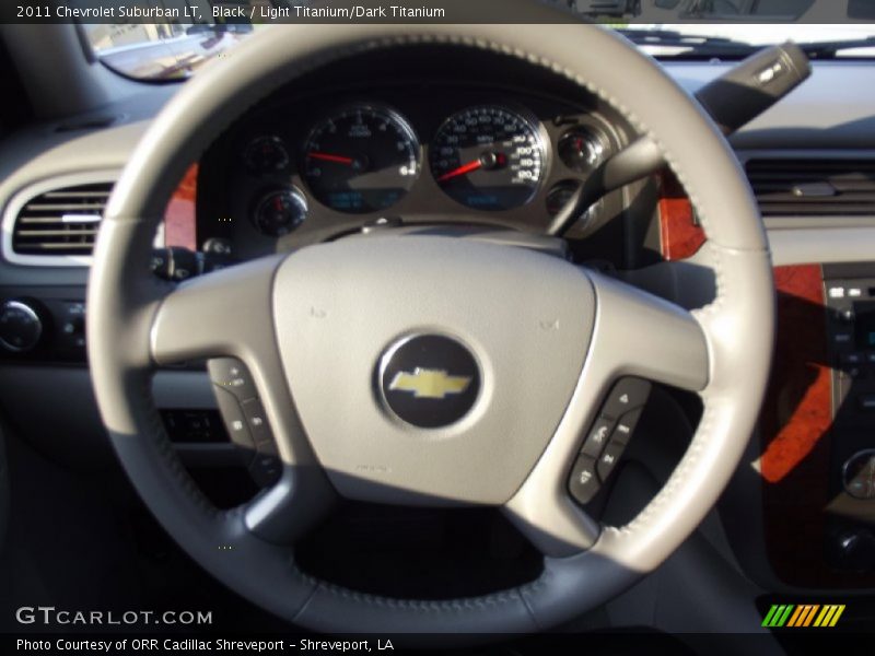 Black / Light Titanium/Dark Titanium 2011 Chevrolet Suburban LT