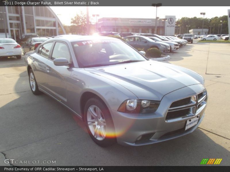 Billett Silver Metallic / Black 2011 Dodge Charger Rallye
