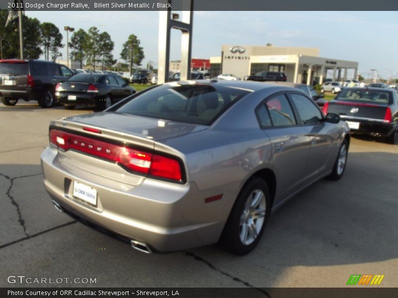 Billett Silver Metallic / Black 2011 Dodge Charger Rallye