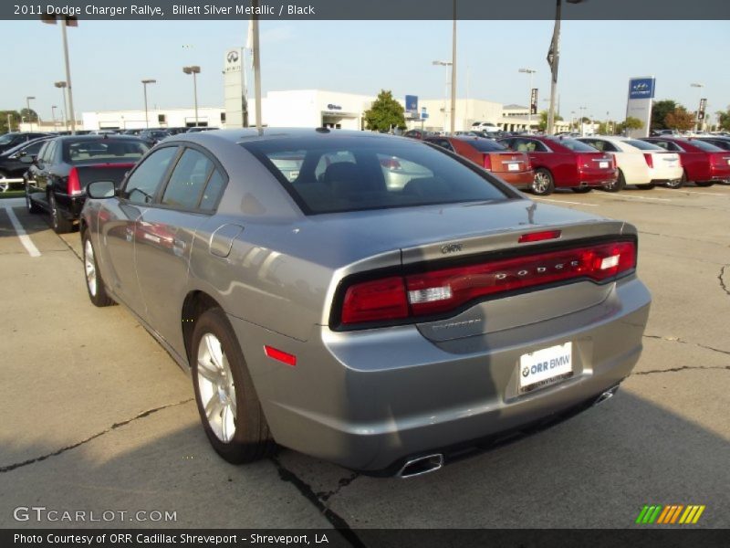 Billett Silver Metallic / Black 2011 Dodge Charger Rallye