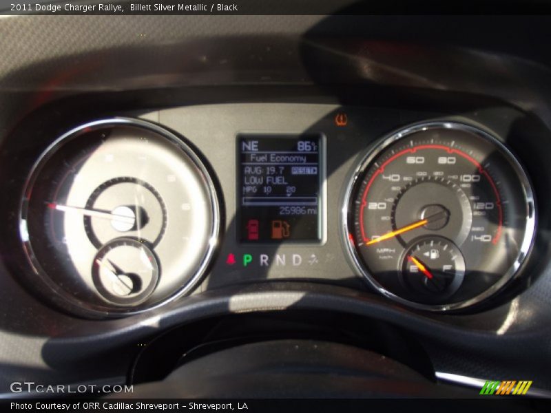 Billett Silver Metallic / Black 2011 Dodge Charger Rallye