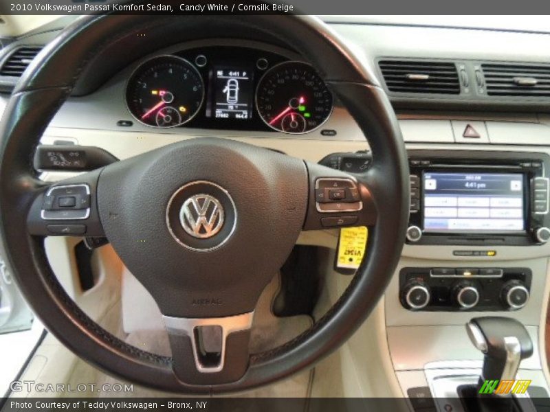 Candy White / Cornsilk Beige 2010 Volkswagen Passat Komfort Sedan