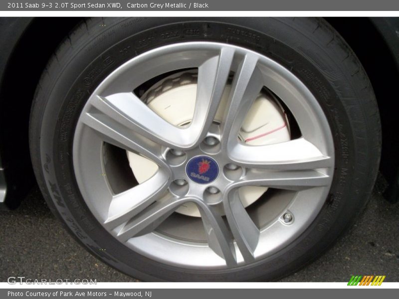 Carbon Grey Metallic / Black 2011 Saab 9-3 2.0T Sport Sedan XWD