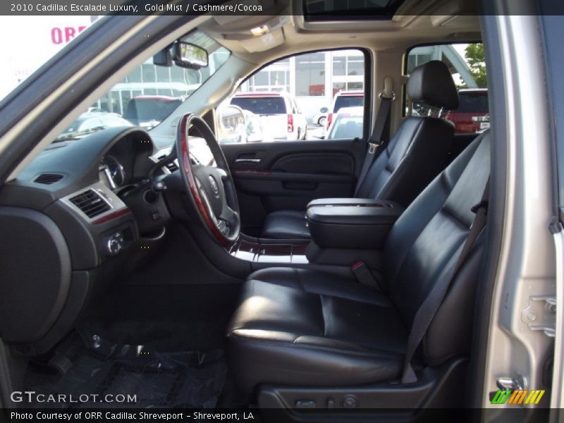 Gold Mist / Cashmere/Cocoa 2010 Cadillac Escalade Luxury