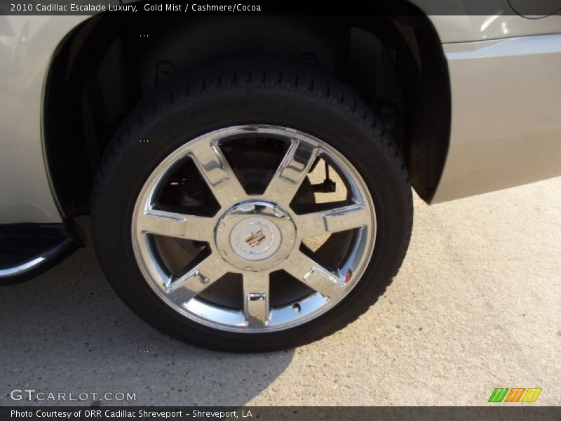 Gold Mist / Cashmere/Cocoa 2010 Cadillac Escalade Luxury