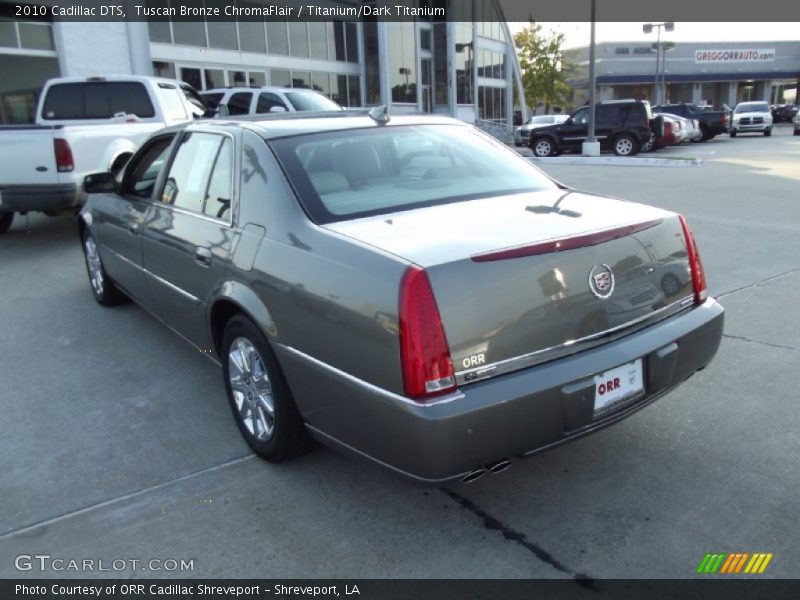 Tuscan Bronze ChromaFlair / Titanium/Dark Titanium 2010 Cadillac DTS