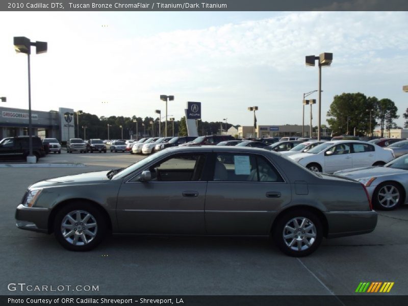 Tuscan Bronze ChromaFlair / Titanium/Dark Titanium 2010 Cadillac DTS