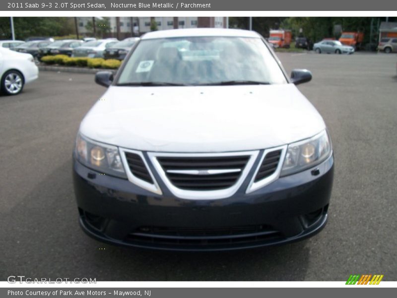 Nocturne Blue Metallic / Parchment 2011 Saab 9-3 2.0T Sport Sedan