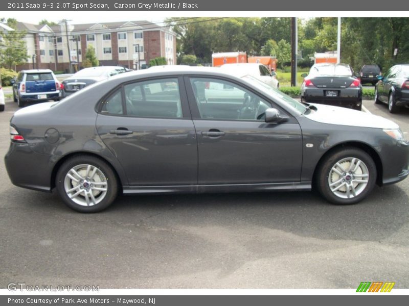 Carbon Grey Metallic / Black 2011 Saab 9-3 2.0T Sport Sedan