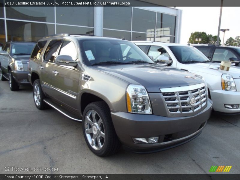 Mocha Steel Metallic / Cashmere/Cocoa 2013 Cadillac Escalade Luxury