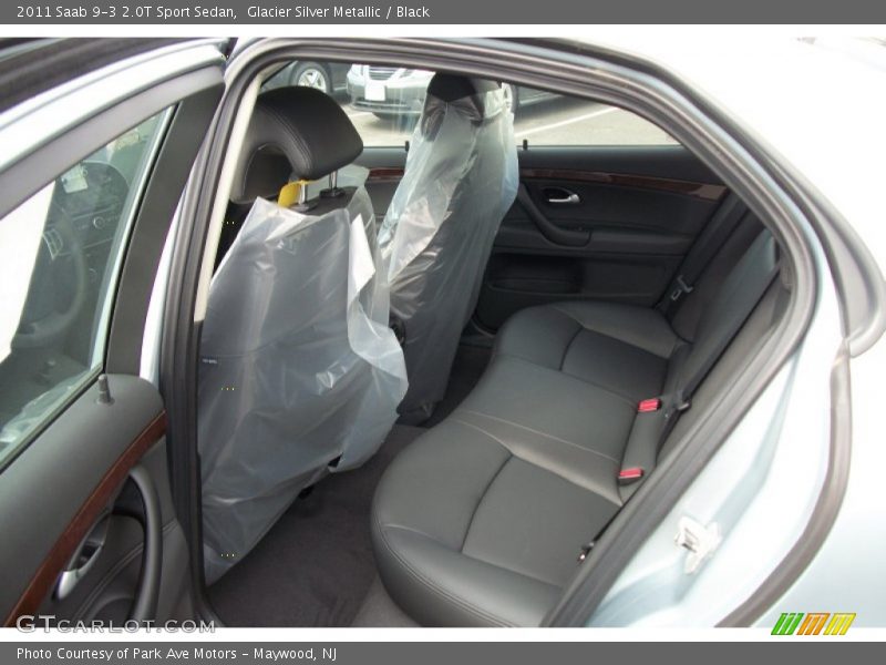 Glacier Silver Metallic / Black 2011 Saab 9-3 2.0T Sport Sedan
