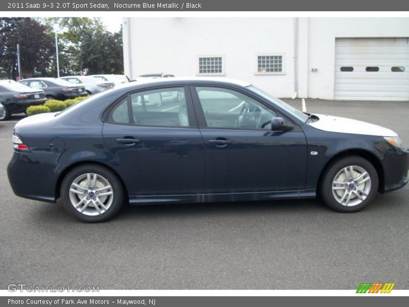 Nocturne Blue Metallic / Black 2011 Saab 9-3 2.0T Sport Sedan