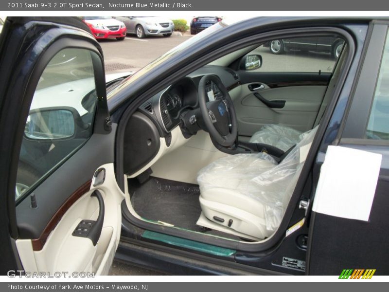 Nocturne Blue Metallic / Black 2011 Saab 9-3 2.0T Sport Sedan