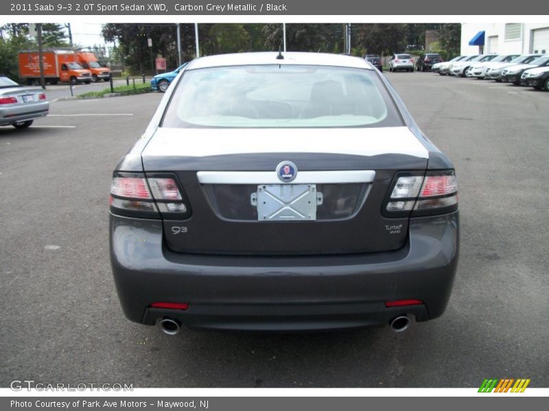 Carbon Grey Metallic / Black 2011 Saab 9-3 2.0T Sport Sedan XWD
