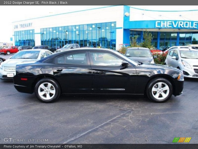Pitch Black / Black 2012 Dodge Charger SE