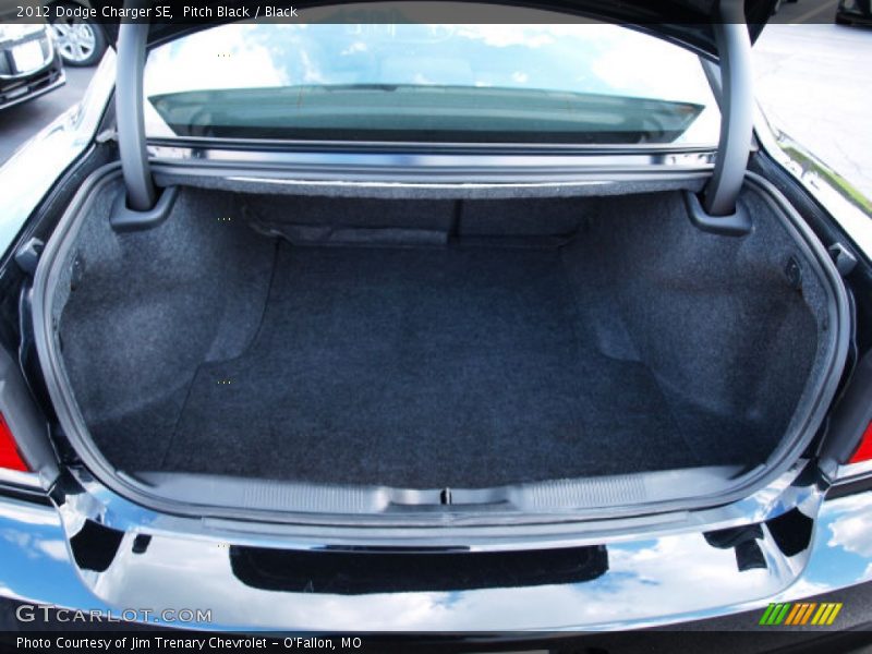 Pitch Black / Black 2012 Dodge Charger SE