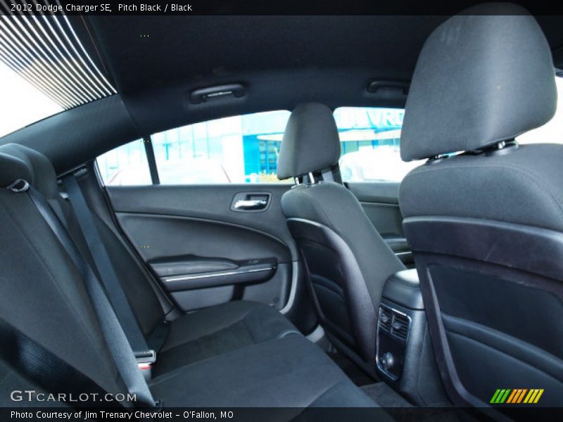 Pitch Black / Black 2012 Dodge Charger SE