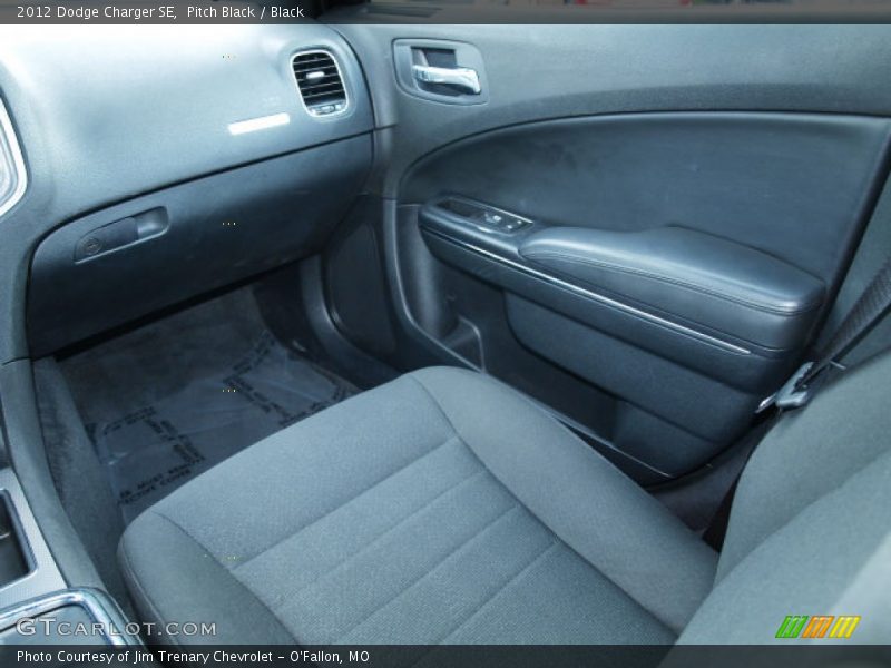 Pitch Black / Black 2012 Dodge Charger SE