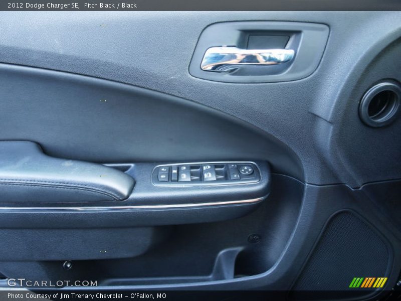 Pitch Black / Black 2012 Dodge Charger SE