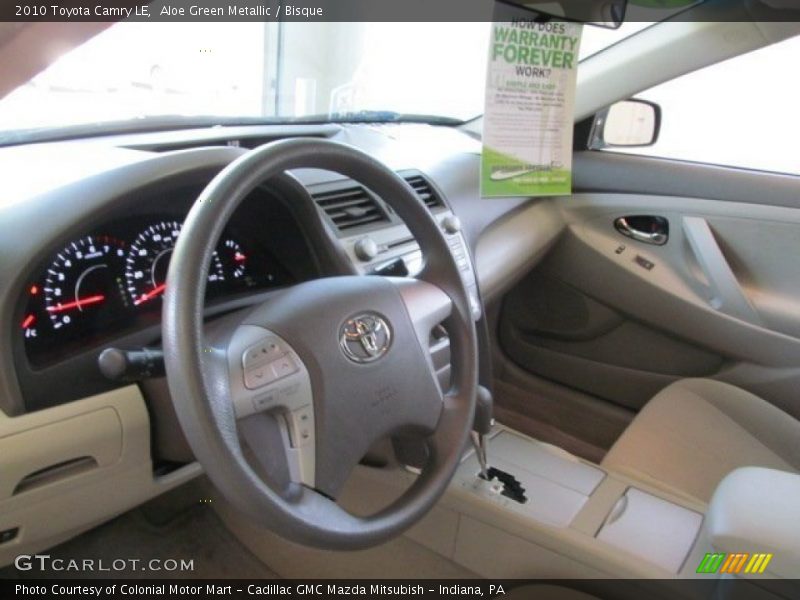 Aloe Green Metallic / Bisque 2010 Toyota Camry LE