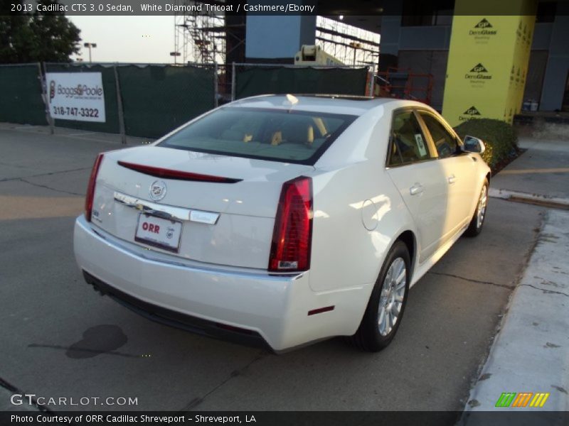 White Diamond Tricoat / Cashmere/Ebony 2013 Cadillac CTS 3.0 Sedan