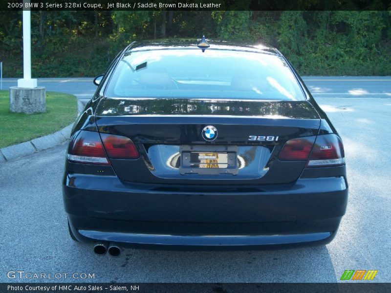 Jet Black / Saddle Brown Dakota Leather 2009 BMW 3 Series 328xi Coupe