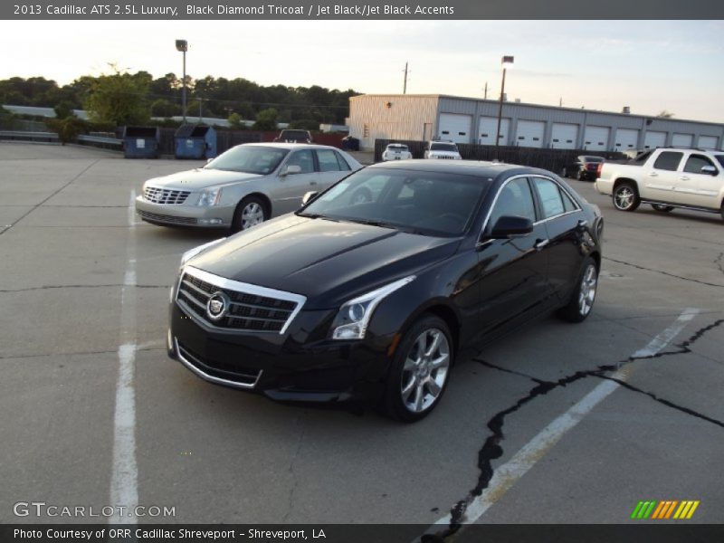 Black Diamond Tricoat / Jet Black/Jet Black Accents 2013 Cadillac ATS 2.5L Luxury