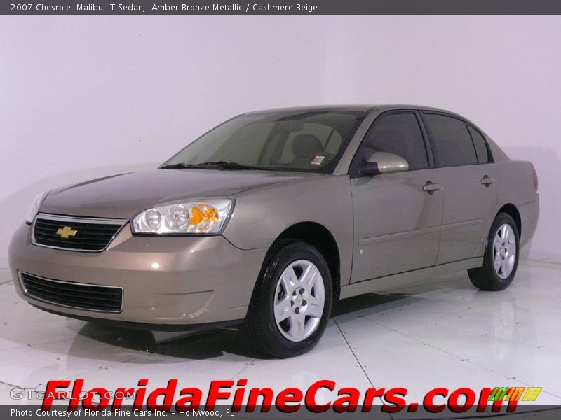 Amber Bronze Metallic / Cashmere Beige 2007 Chevrolet Malibu LT Sedan
