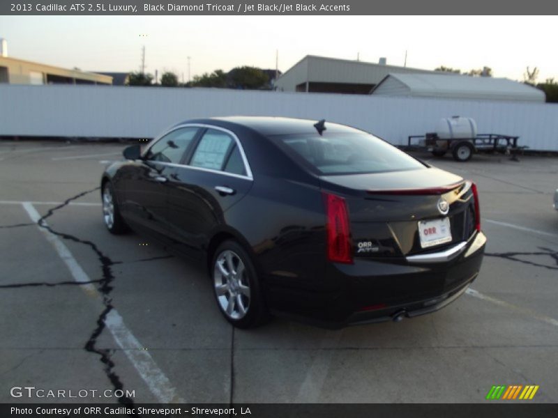 Black Diamond Tricoat / Jet Black/Jet Black Accents 2013 Cadillac ATS 2.5L Luxury