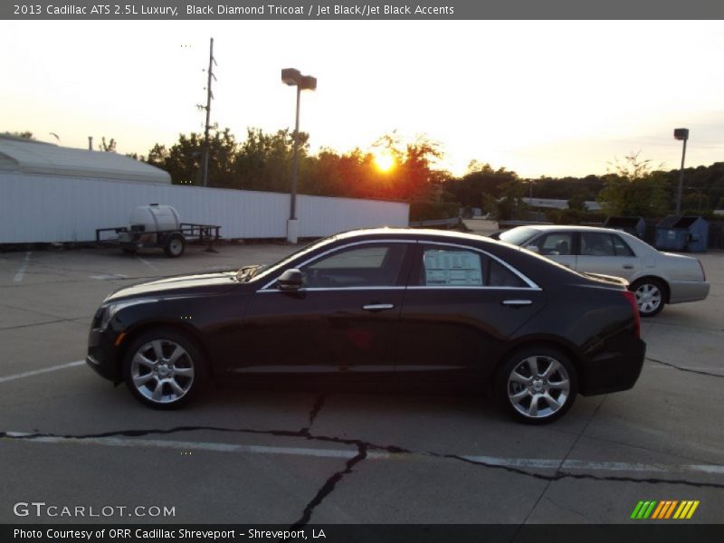 Black Diamond Tricoat / Jet Black/Jet Black Accents 2013 Cadillac ATS 2.5L Luxury