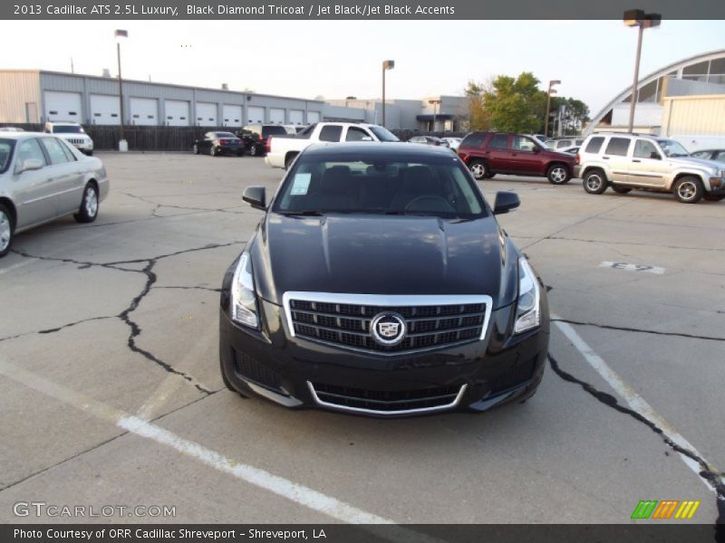 Black Diamond Tricoat / Jet Black/Jet Black Accents 2013 Cadillac ATS 2.5L Luxury